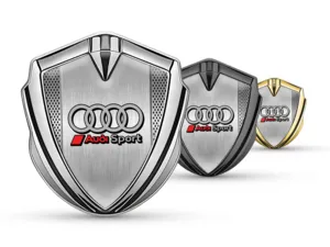 Audi Badge Auto Disegno Corse Bordo Metallico